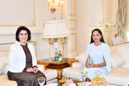 Мехрибан Алиева встретилась с первой леди Албании 