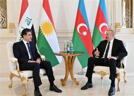 Президент Азербайджана встретился с главой региона Иракский Курдистан