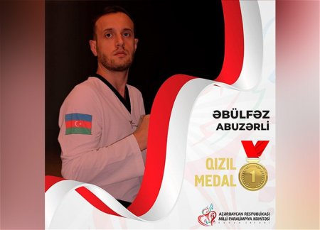 Азербайджанский паратхэквондист стал чемпионом Европы