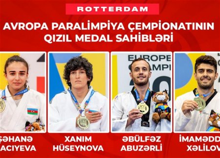 Азербайджанские параатлеты завершили чемпионат Европы с 13 медалями