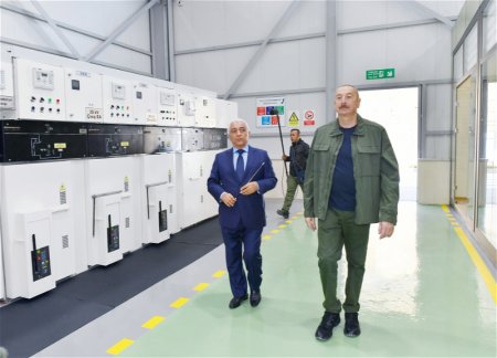 Ильхам Алиев принял участие в открытии малых гидроэлектростанций «Чираг-1» и «Чираг-2» в Кяльбаджаре