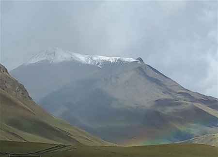 В Шахдаге выпал снег