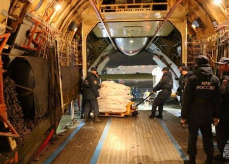 Россия отправила гуманитарную помощь жителям сектор Газа