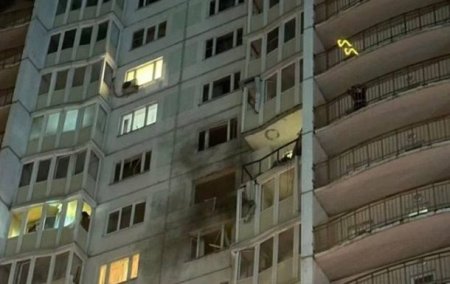 БПЛА врезался в жилой дом в Туле