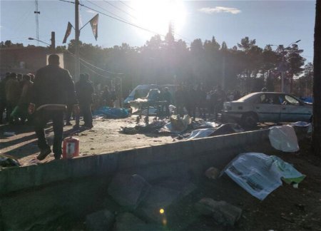 В Иране 103 человек погибли при взрыве у кладбища, где похоронен Сулеймани