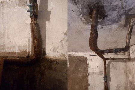Заявление "Азерсу" в связи с прогнившей водопроводной трубой в Баку - ФОТО