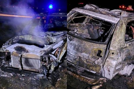 В Ширване попавший в аварию водитель сгорел заживо 