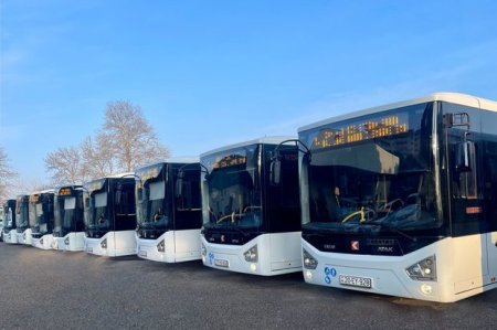 Парк общественного транспорта Гянджи пополнился новыми автобусами