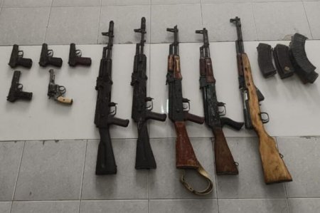 В Ханкенди обнаружены оружие и боеприпасы