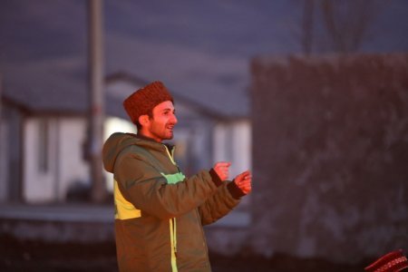 В Ходжалы спустя много лет разожгли праздничный костер - ФОТО