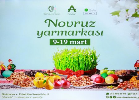 В Баку открылась праздничная ярмарка сельскохозпродуктов - ФОТО