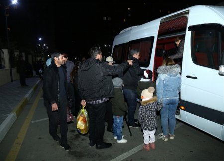 Еще 34 семьи отправлены в город Физули