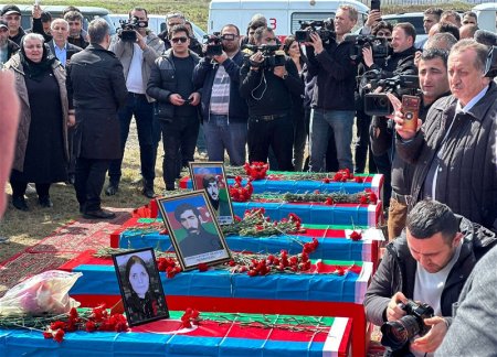 В Ходжалы захоронены останки жертв Ходжалинского геноцида 