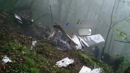 Иранские СМИ опубликовало кадры крушения вертолета президента страны Ибрахима Раиси
