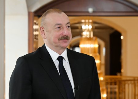 Президент Азербайджана Ильхам Алиев дал интервью телеканалу Евроньюс