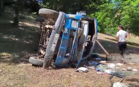 В Джалилабаде автобус попал в аварию: Есть погибшие и пострадавшие