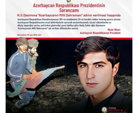 Ильхам Алиев посвятил публикацию национальному герою