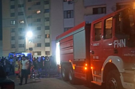 Несколько человек угорели при пожаре в Сумгайыте