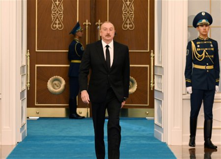 Президент Ильхам Алиев принял участие во встрече глав государств Центральной Азии и Азербайджанской Республики в Астане 