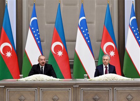 Президент Азербайджана: Сегодня мы стали официально союзниками с Узбекистаном