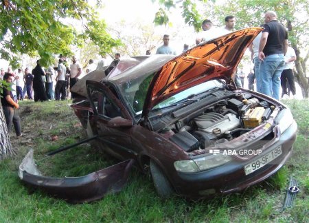 В страшном ДТП в Загатале погибли супруги 