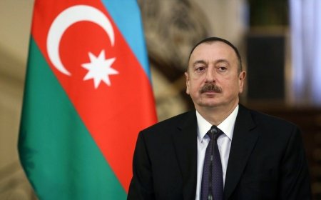 Президент Ильхам Алиев заложил фундамент поселка Истису в Кяльбаджаре