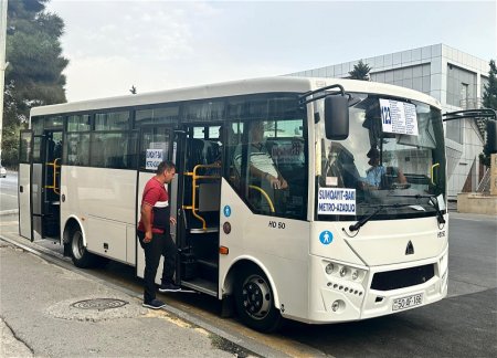 Начал работу новый автобусный маршрут из Баку в Сумгайыт
