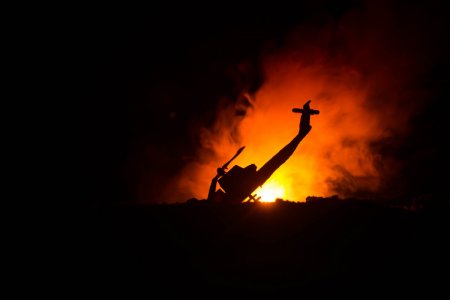 В Воронежской области России разбился военный вертолет