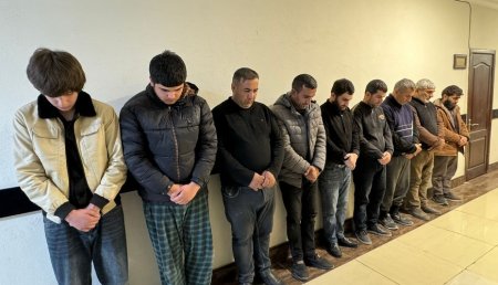 В Имишли арестована группа лиц за "хулиганство" в общественном месте