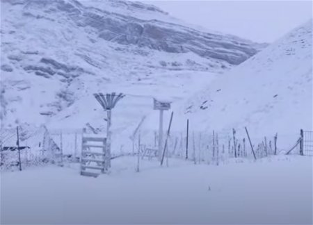 В Лерике высота снежного покрова достигла 50 см 