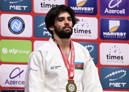 «Большой шлем»: Азербайджанский дзюдоист завоевал золотую медаль