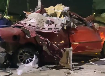 В Баку произошел взрыв газового баллона в автомобиле