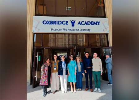 Лейла Алиева посетила академию Oxbridge Baku