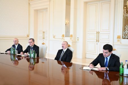 Ильхам Алиев принял главу МИД Словении