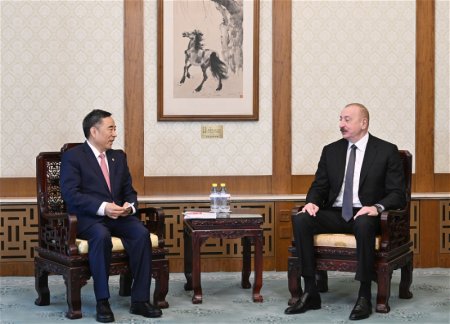 Президент Ильхам Алиев встретился в Пекине с главой компании Energy China