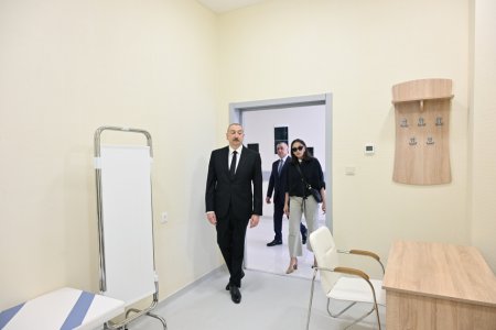 Глава государства ознакомился с Шушинским лечебно-оздоровительным центром
