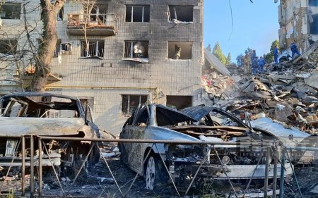 Киев подвергся массированной атаке российских дронов