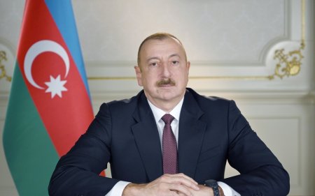 Президент Ильхам Алиев принял участие в открытии в Евлахе водоочистной установки