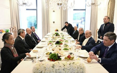 Вчера в Шуше от имени Президента Ильхама Алиева дан официальный обед в честь участников 17-го Саммита Организации экономического сотрудничества