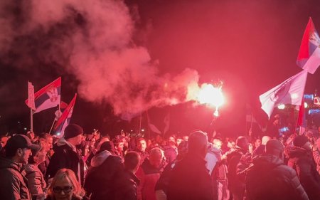 Беспорядки и протесты в Сербии