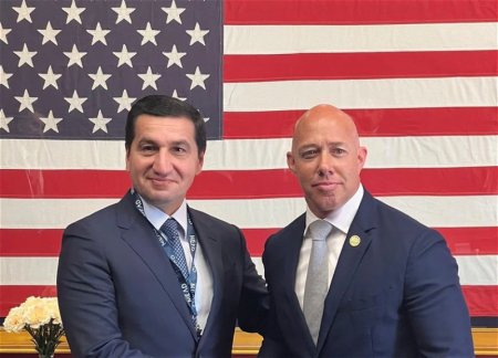 Хикмет Гаджиев говорит в США о важности отмены 907-й поправки