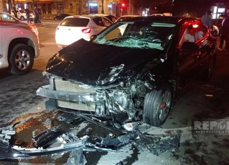 В Гяндже восемь человек пострадали в ДТП