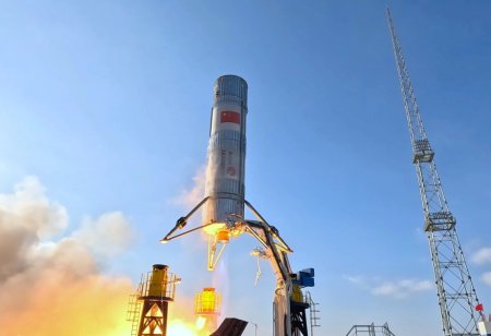Первая в Китае многоразовая ракета успешно прошла тест двигателя