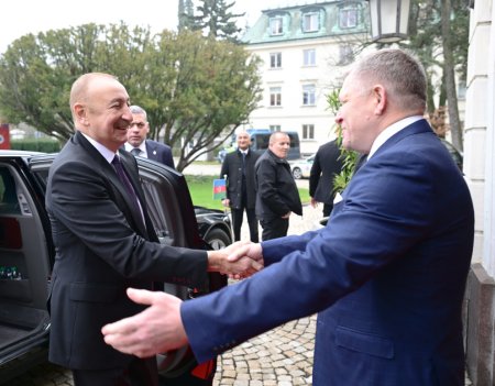 Состоялась встреча Президента Азербайджана Ильхама Алиева с Премьер-министром Словакии в формате один на один