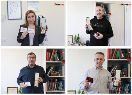 Четыре сотрудника 1news.az удостоены государственной награды