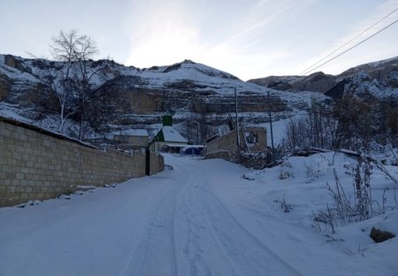 В некоторых районах Азербайджана зафиксировано до 10 градусов мороза