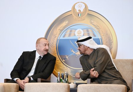 Президенты Азербайджана и ОАЭ наблюдали за совместными оперативно-тактическими учениями «Щит мира - 2026» в Абу-Даби
