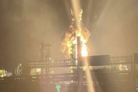На нефтеперерабатывающем заводе на Кубе произошёл пожар