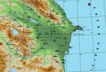 B Каспийском море произошло землетрясение