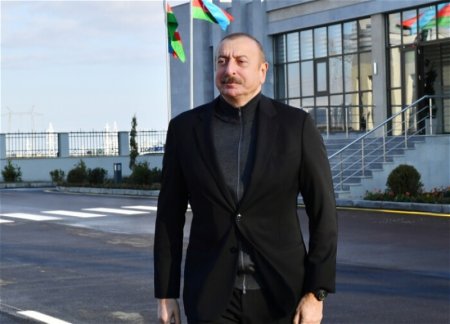 Президент Ильхам Алиев принял участие в открытии Мемориала жертвам Ходжалинского геноцида